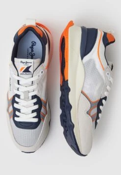 Pepe Jeans Brit Pro Neon M - Sneakers Laag - White -Pier One winkel 01f1fa4e2718459b87e9abb92aa0e4a4