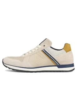 GAASTRA Kevan Nub - Sneakers Laag - Off White /Yellow