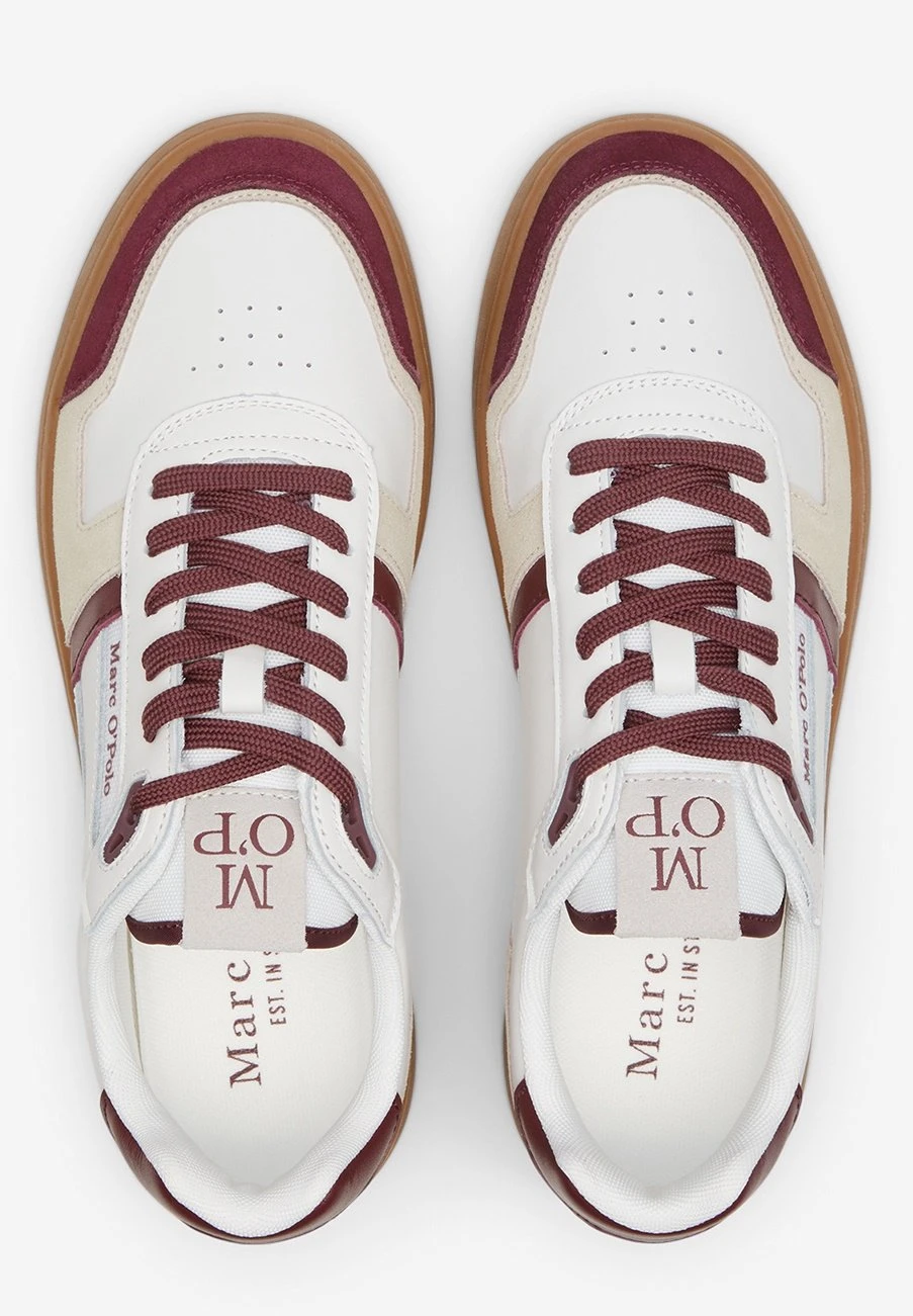 Marc O'Polo Court Aus Hochwertigem- Sneakers Laag - Portwine 3 Marc O'Polo Court Aus Hochwertigem- Sneakers Laag - Portwine - Afbeelding 3