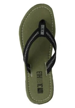 Fair Flip Classic - Pantoffels - Camping Green/Funky Black