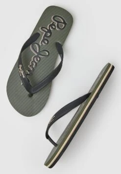 Pepe Jeans Bay Beach Logo M Ss23 - Teensandalen - Army -Pier One winkel 18e20b162b9f4d52a172d720a6e40d00