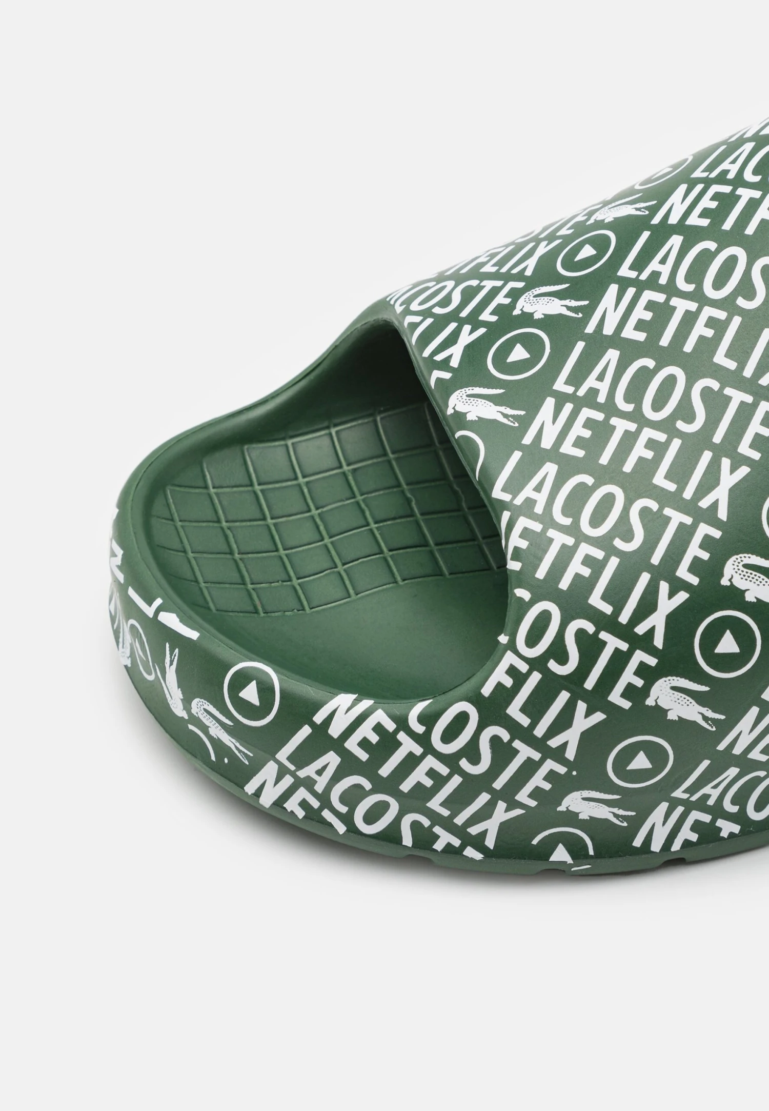 Lacoste Badslippers - Dark Green/White 6 Lacoste Badslippers - Dark Green/White - Afbeelding 6