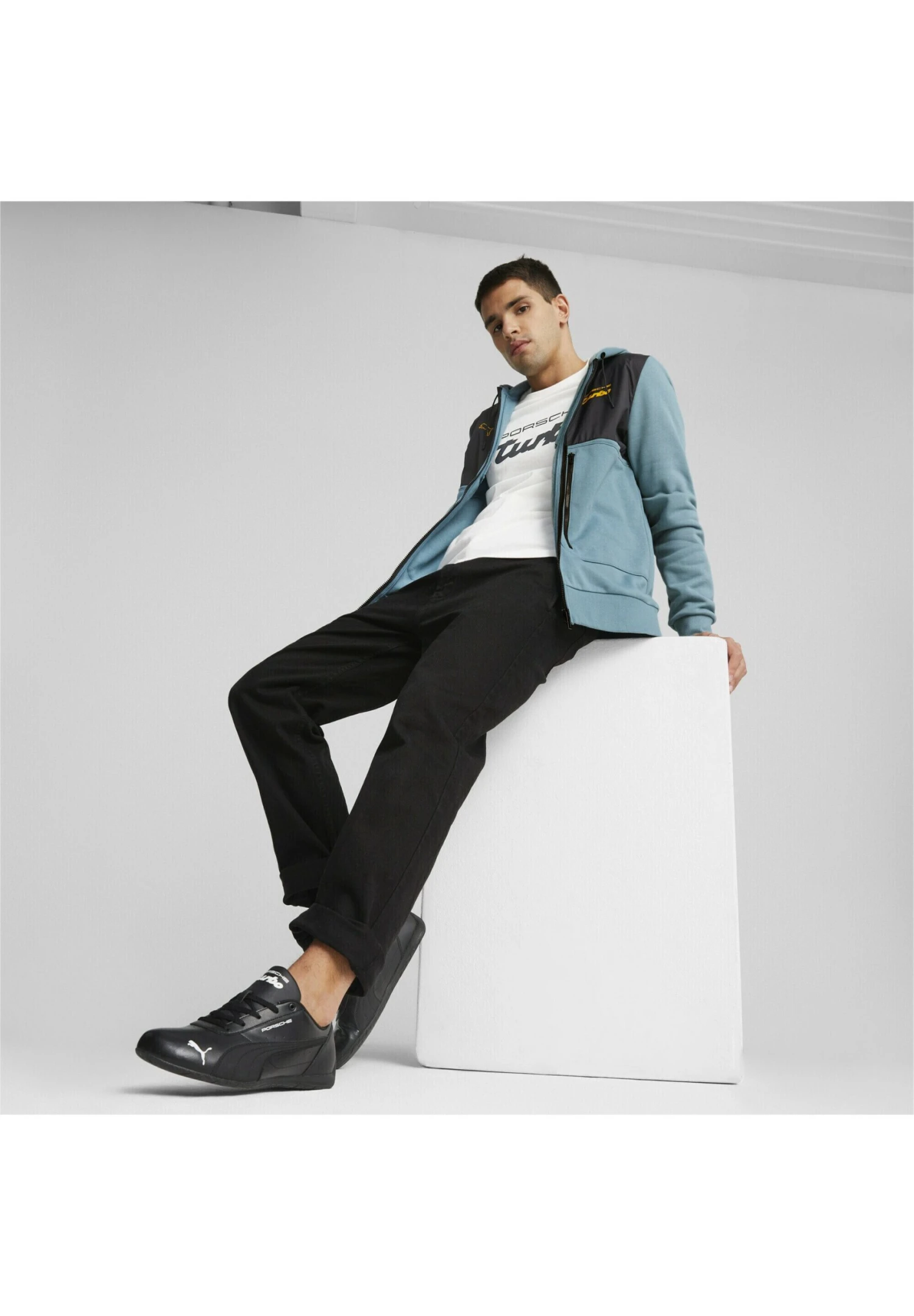 Puma Porsche Legacy Neo Cat-Motorsport - Sneakers Laag - Black Lemon Chrome 2 Puma Porsche Legacy Neo Cat-Motorsport - Sneakers Laag - Black Lemon Chrome - Afbeelding 2