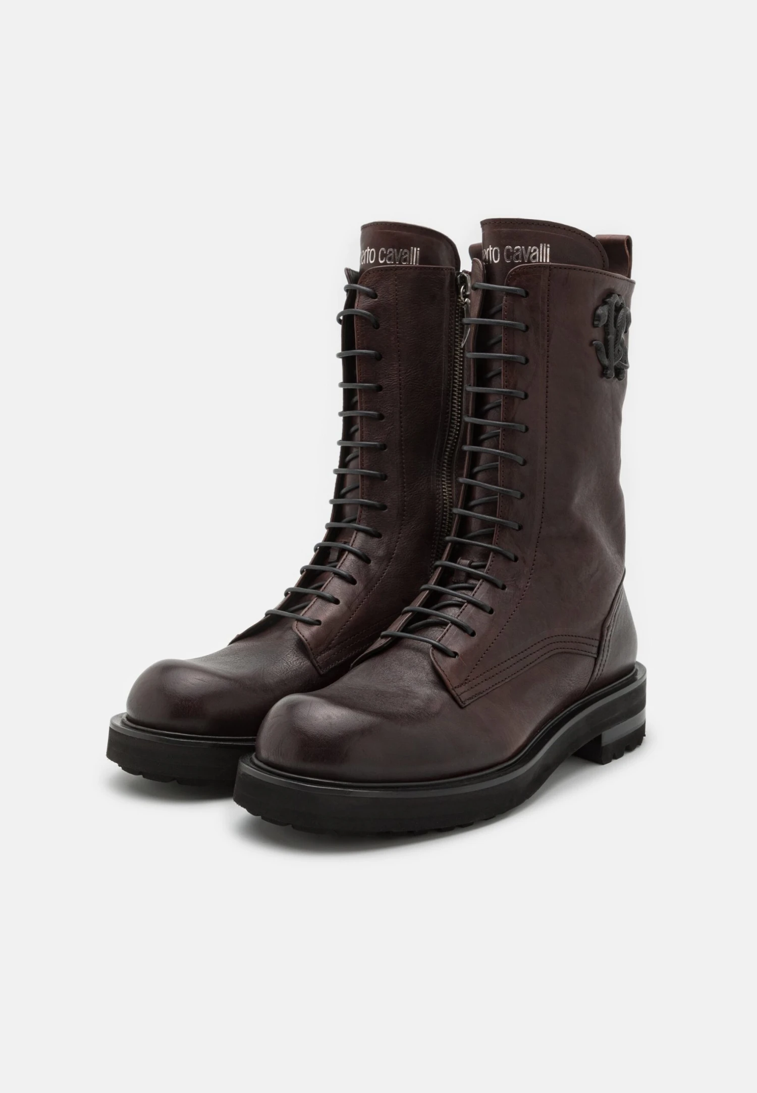 Roberto Cavalli Combact- Veterlaarzen - Brown 2 Roberto Cavalli Combact- Veterlaarzen - Brown - Afbeelding 2