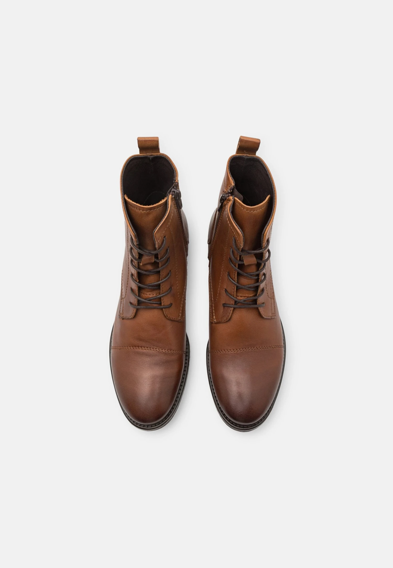 Aldo Theophilis - Veterboots - Cognac 4 Aldo Theophilis - Veterboots - Cognac - Afbeelding 4