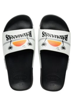 Havaianas Slide Print - Badslippers - Black/White -Pier One winkel 58f74eeba7e6415eaf3c44cfff9c327d