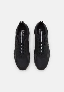 EA7 Emporio Armani Unisex - Sneakers Laag - Black/Mottled Dark Grey -Pier One winkel 67f356b0ca1741a2a7557c3b14e4f0b4
