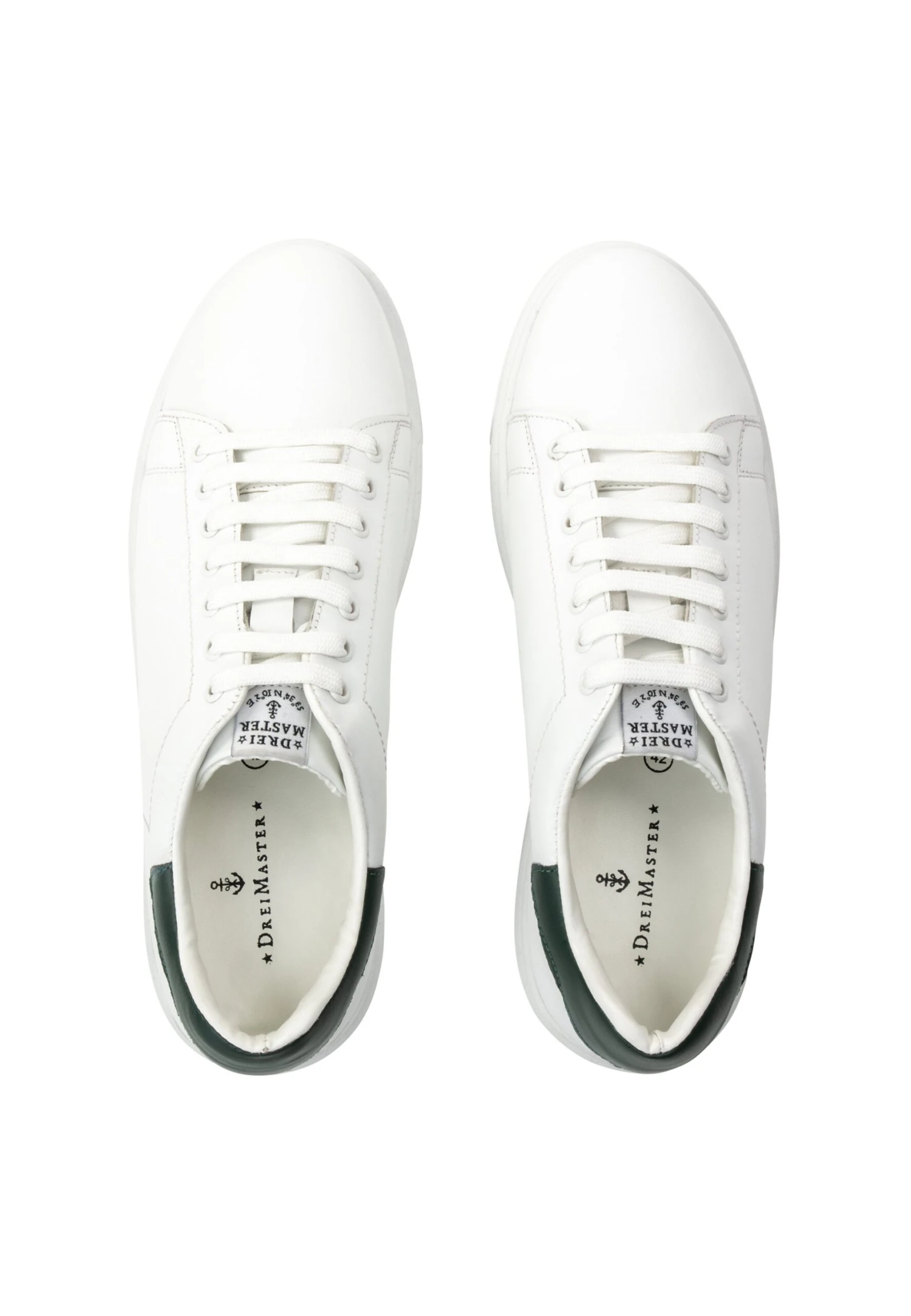 Dreimaster Sneakers Laag - Weiss Grün 2 Dreimaster Sneakers Laag - Weiss Grün - Afbeelding 2