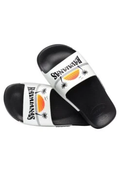 Havaianas Slide Print - Badslippers - Black/White -Pier One winkel 6d30e8149f014d08ae9aa204c7861add