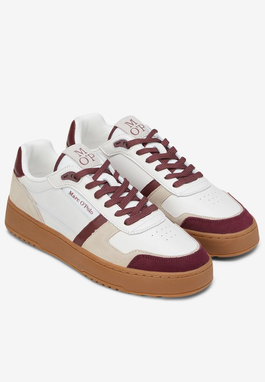Marc O'Polo Court Aus Hochwertigem- Sneakers Laag - Portwine 7 Marc O'Polo Court Aus Hochwertigem- Sneakers Laag - Portwine - Afbeelding 7
