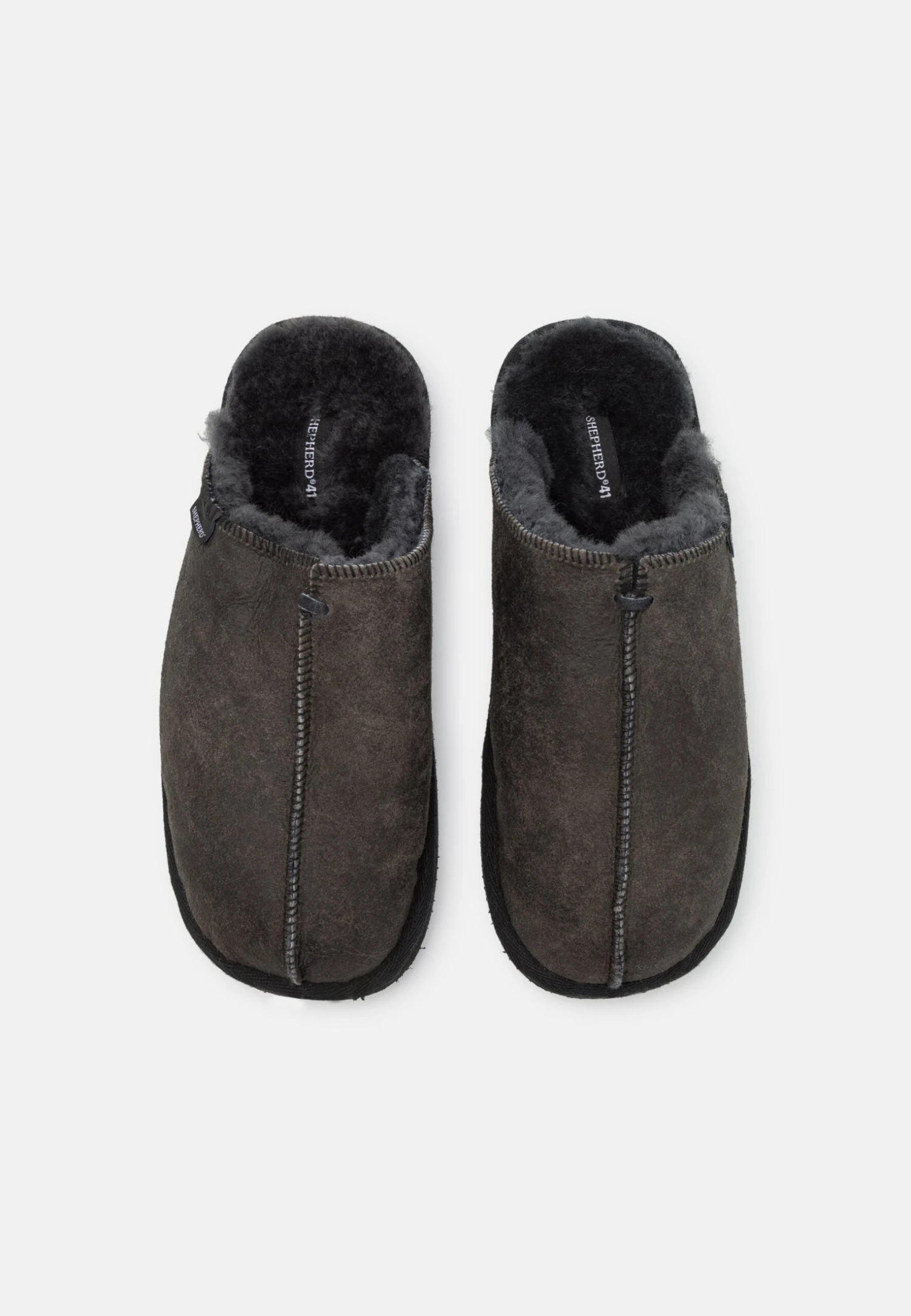 Shepherd Hugo - Pantoffels - Matt Black 4 Shepherd Hugo - Pantoffels - Matt Black - Afbeelding 4