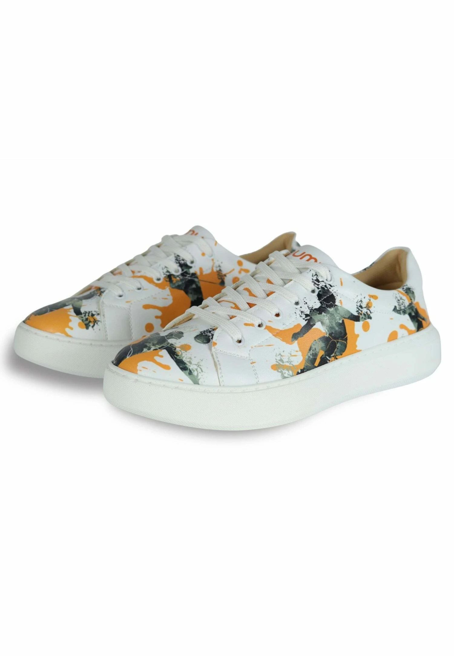 Sneakers Laag - White/Orange 2 Sneakers Laag - White/Orange - Afbeelding 2