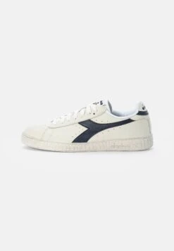 Diadora Game Waxed Unisex - Sneakers Laag - White/Blue Caspian Sea