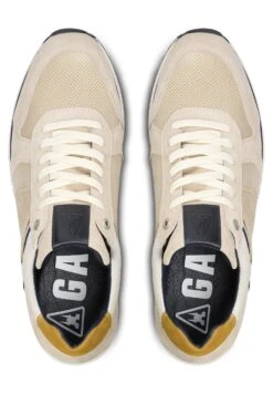 GAASTRA Kevan Nub - Sneakers Laag - Off White /Yellow -Pier One winkel a8330ecfc43a45f98c358b771deb50a5