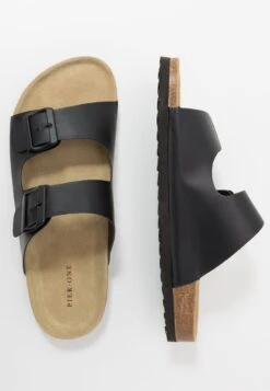 Pier One Unisex - Pantoffels - Black -Pier One winkel a98de5f417bd4f57b176937b18a12ab7