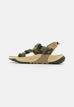 Nike Sportswear Oneonta - Outdoorsandalen - Neutral Olive/Cargo Khaki/Med Olive/Team Gold/Sequoia/Bright Mandarin