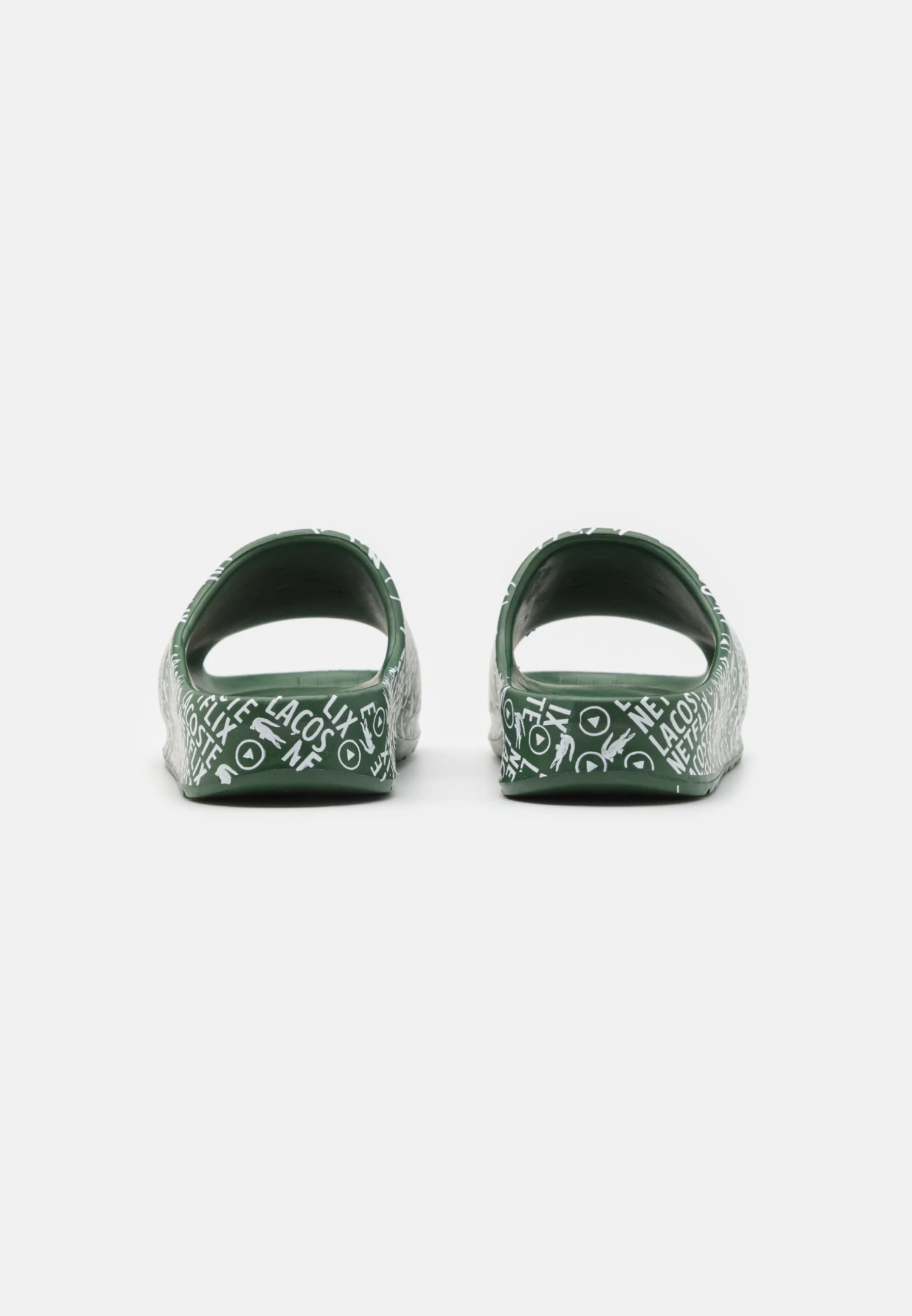 Lacoste Badslippers - Dark Green/White 3 Lacoste Badslippers - Dark Green/White - Afbeelding 3