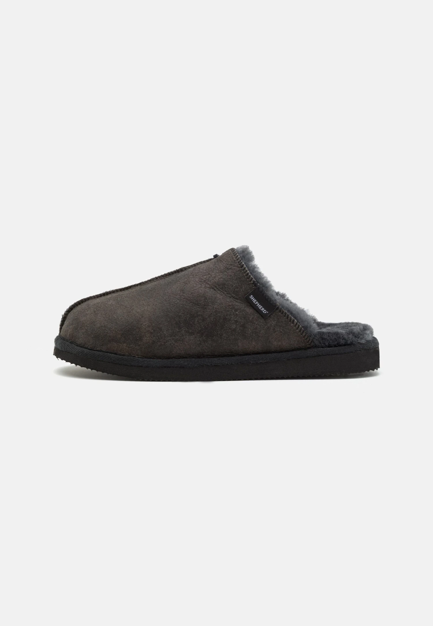 Shepherd Hugo - Pantoffels - Matt Black 1 Shepherd Hugo - Pantoffels - Matt Black