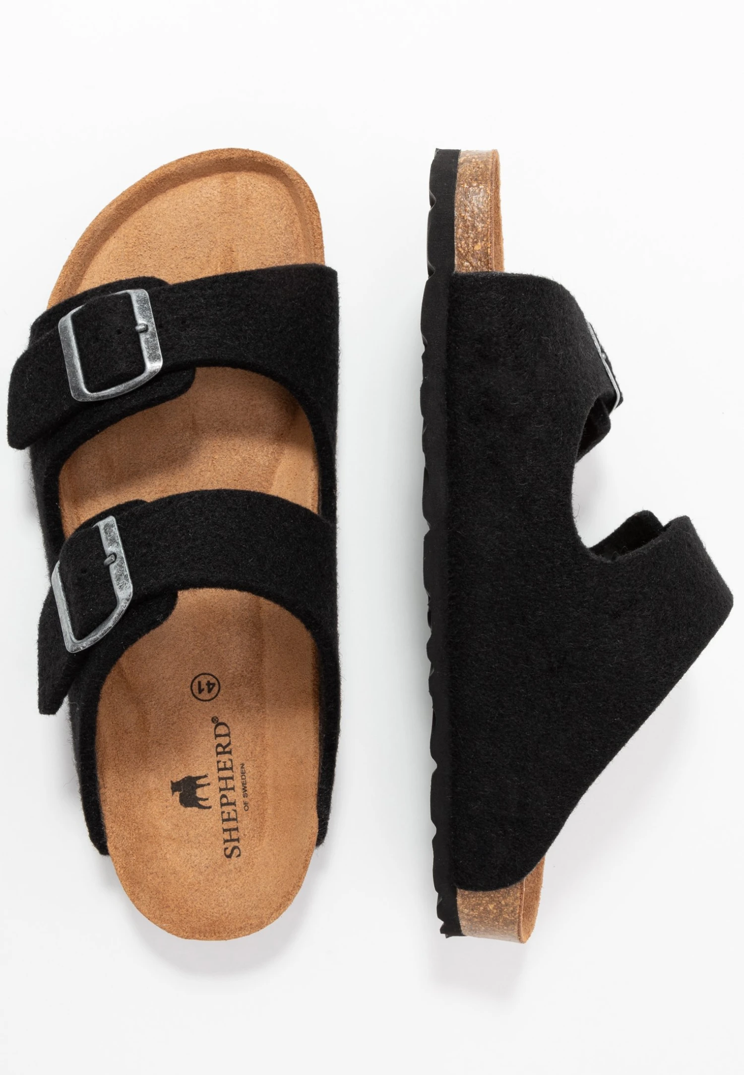 Shepherd Mikael - Pantoffels - Black 2 Shepherd Mikael - Pantoffels - Black - Afbeelding 2